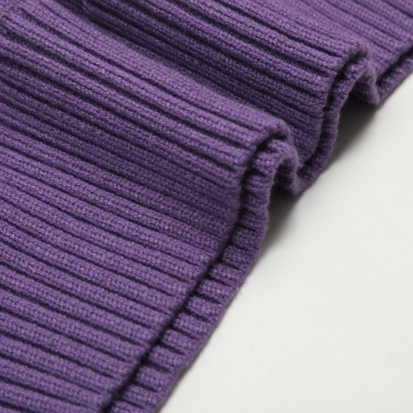 Ami Women's Purple Sweater Turtlenecks - Picture 8 of 8